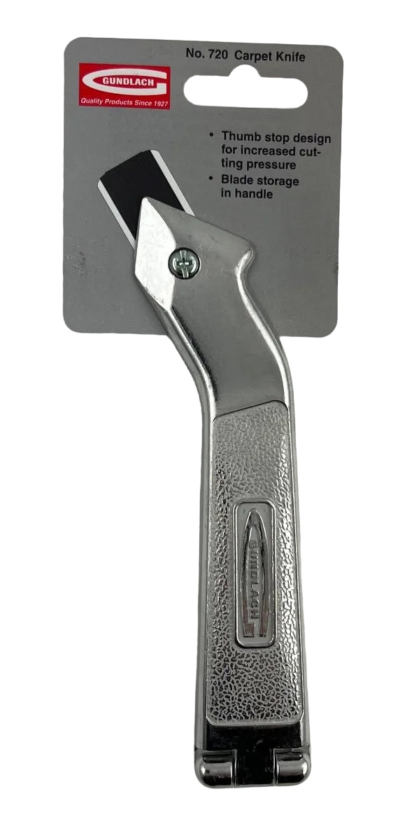 Gundlach No. 720 Hinged Carpet Knife – PreFloorTools.com