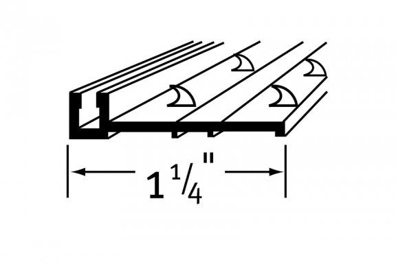 Burke 401159 - Metal Track with Pins