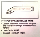 Carder 110 Pop Up Knife