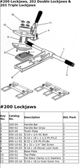 Taylor Tools 200 Series Lock Jaws Replacement Parts