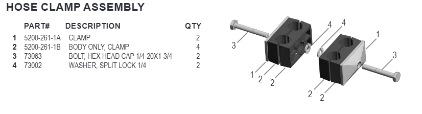 National 5000 Hose Clamp Assembly