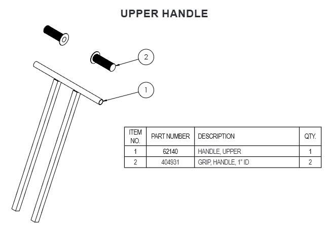 National 550 Upper Handle