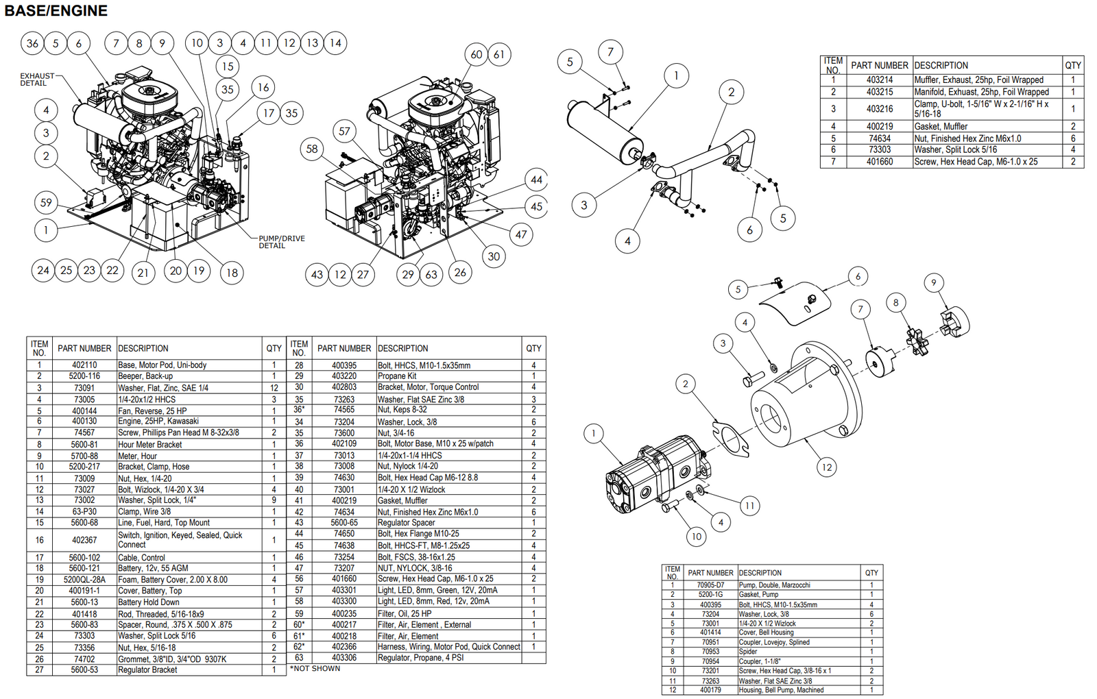 National 5625 Base & Engine