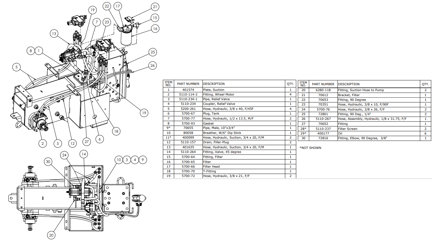 National 5625 Hydraulics