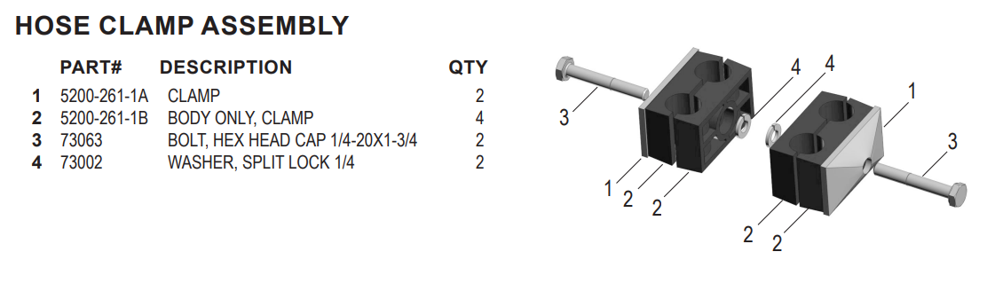 National 5700 Hose Clamp Assembly