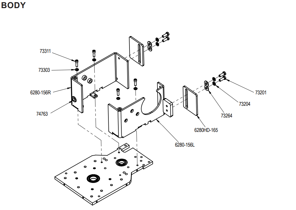 National Equipment 6280HD Body