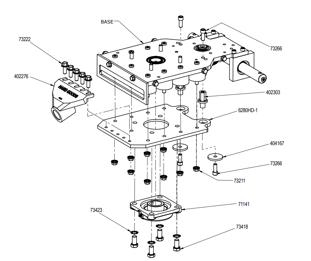 National Equipment 6280HD Cutting Head