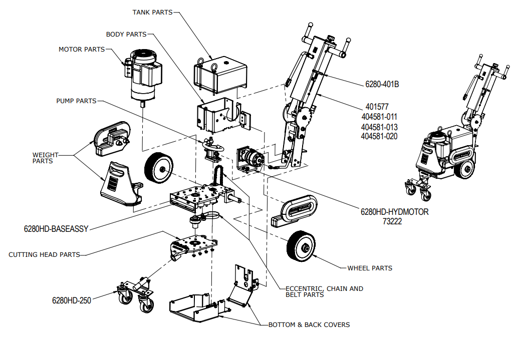 National Equipment 6280HD Gladiator External Parts