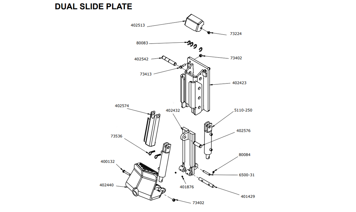 National Equipment 8000 Ride-on Scraper Replacement Parts ...