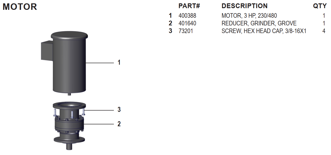 National 8274-4 Motor