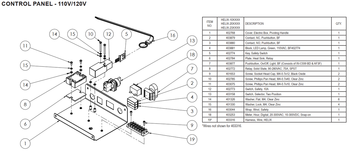 Helix Rooter Back Panel National Equipment Helix Grinder Replacement Parts – PreFloorTools.com