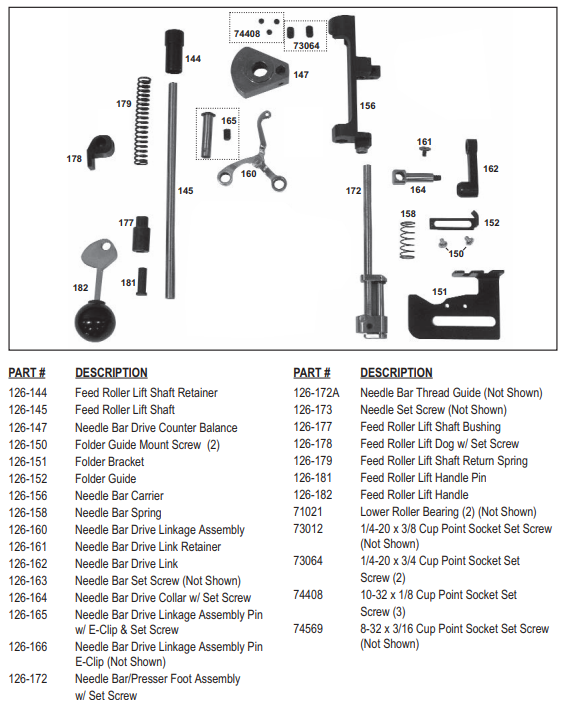 National 155 Binding Brute Internal Parts Page 3