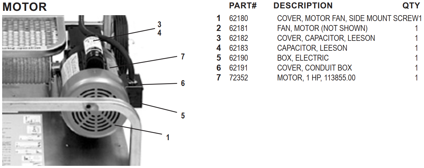 National 71 Motor Parts