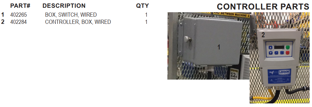 National 72 Controller Parts