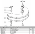 Taylor Tools 490 Floor Prep Plus Weight Assembly Parts
