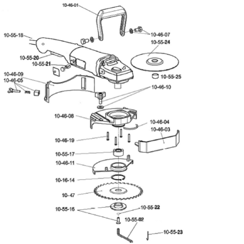 Roberts 10-55 Long Neck Jamb Saw Replacement Parts