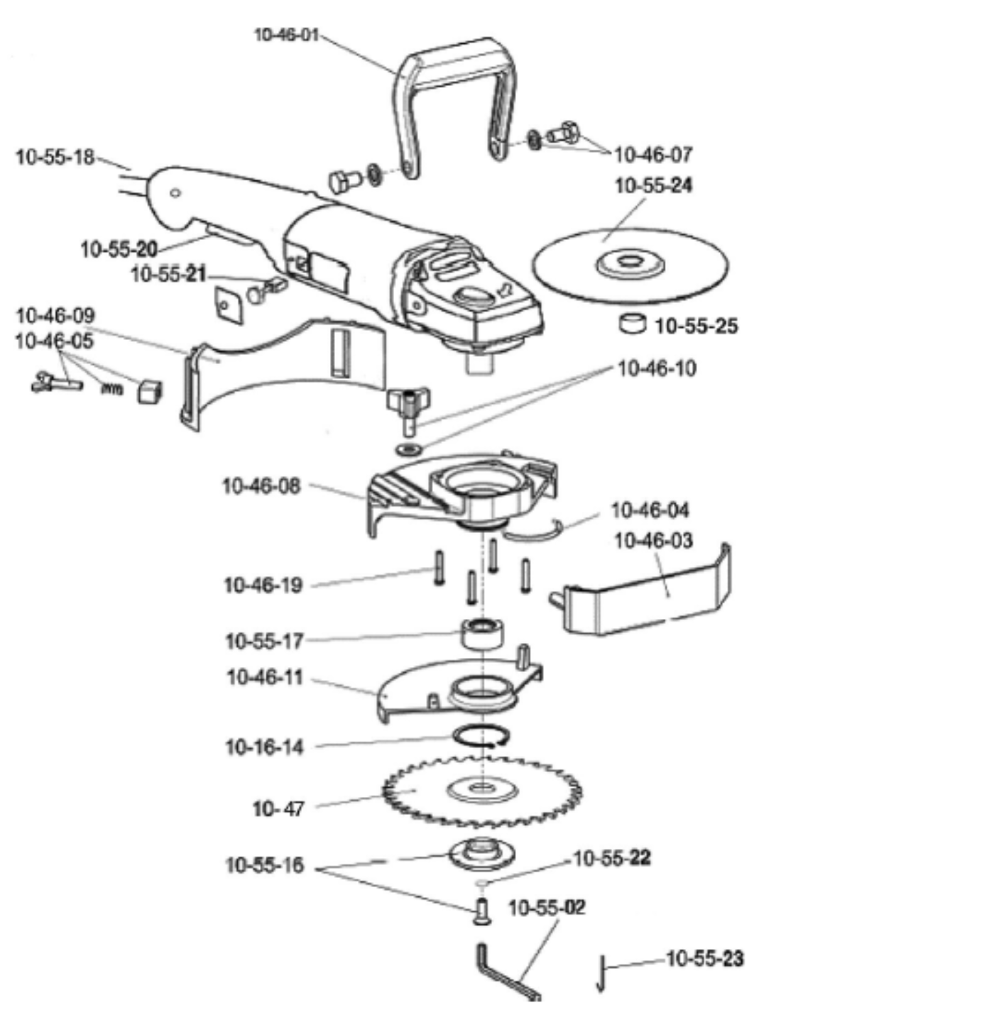 Roberts 10-55 Long Neck Jamb Saw Replacement Parts