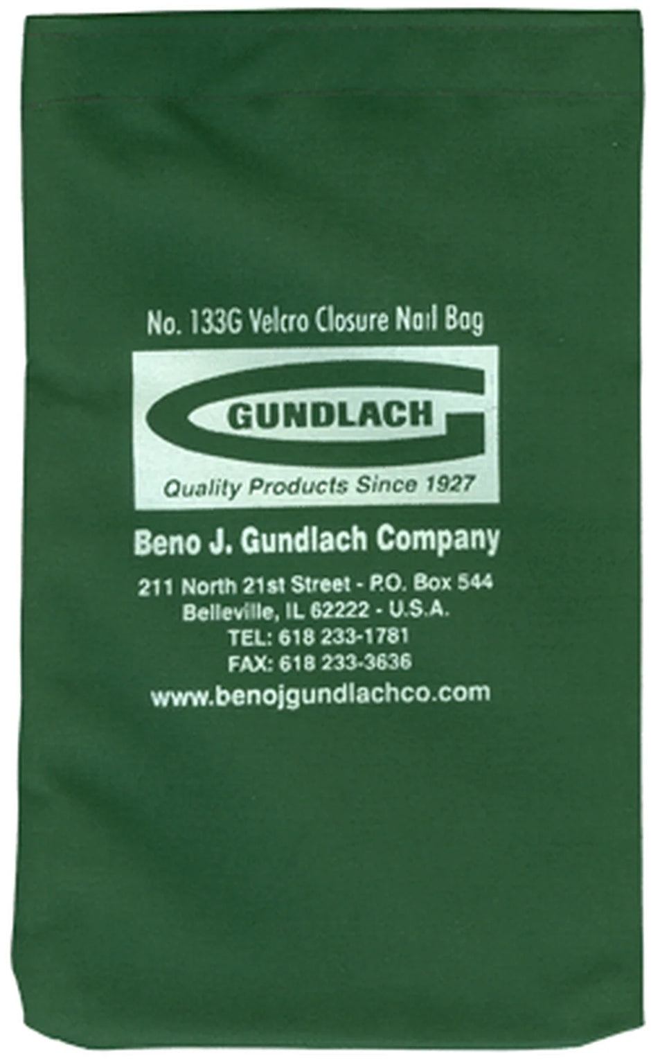 Gundlach 133 Nail Bag with Velcro Closure – PreFloorTools.com