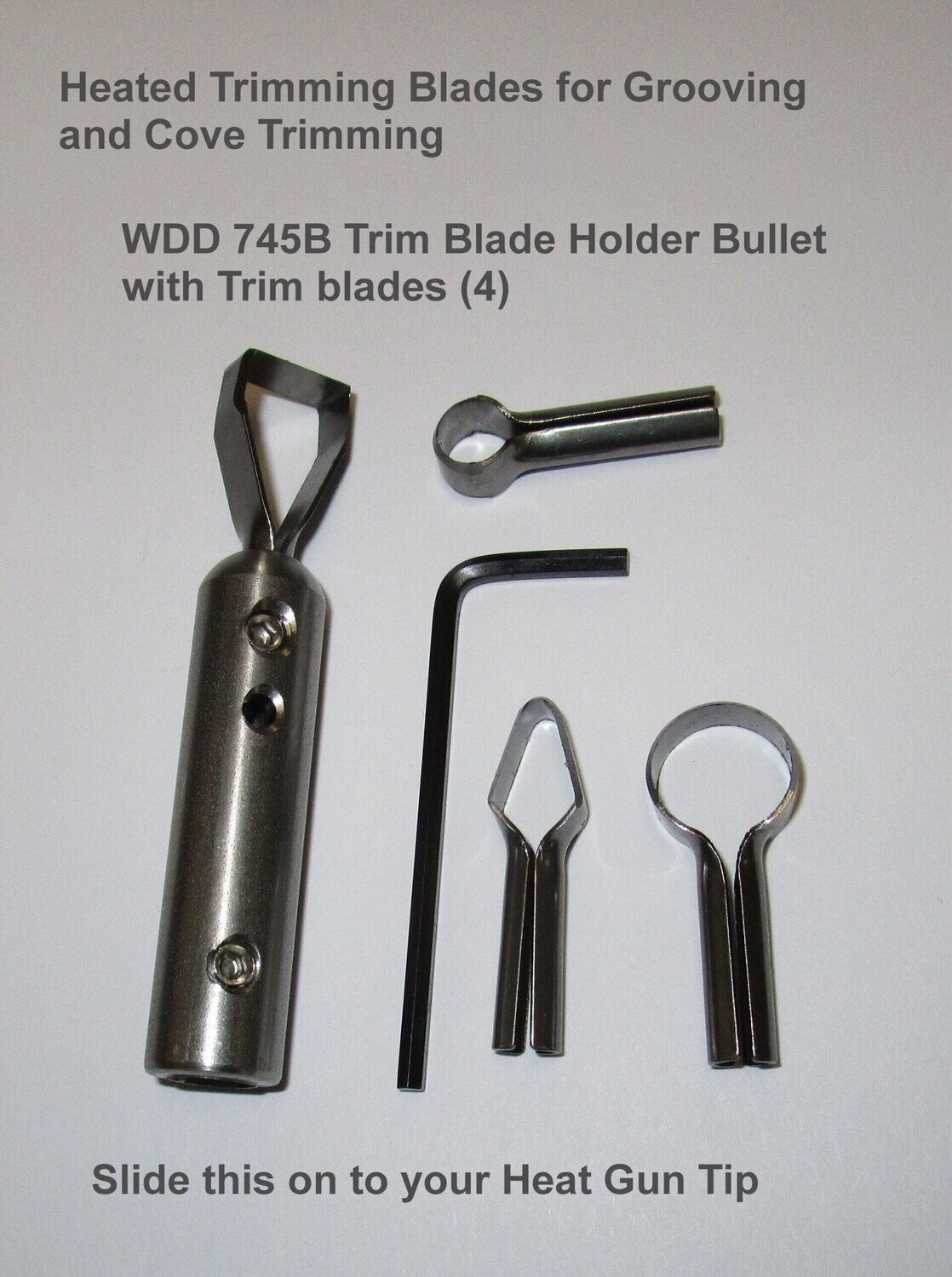 Winkelman WDD 745B Trim Blade Holder with 4 Blades