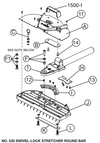 Crain No. 520 Swivel-Lock Stretcher Round Bar Replacement Parts