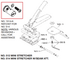 Crain Nos. 512 & 514 Mini Stretchers Replacement Parts