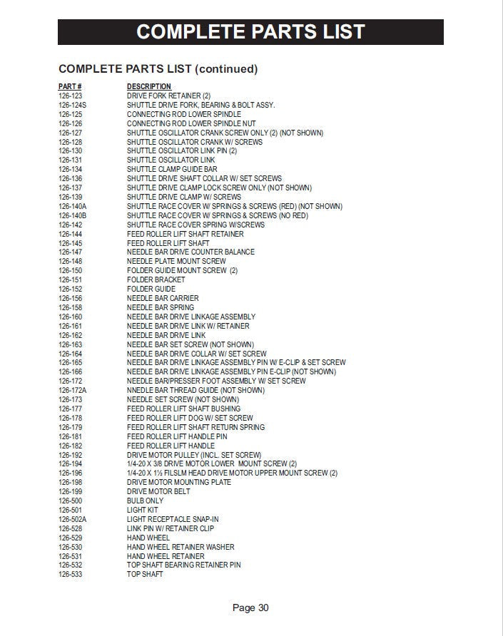 National 155 Double Pull Binding Brute Replacement Parts 6