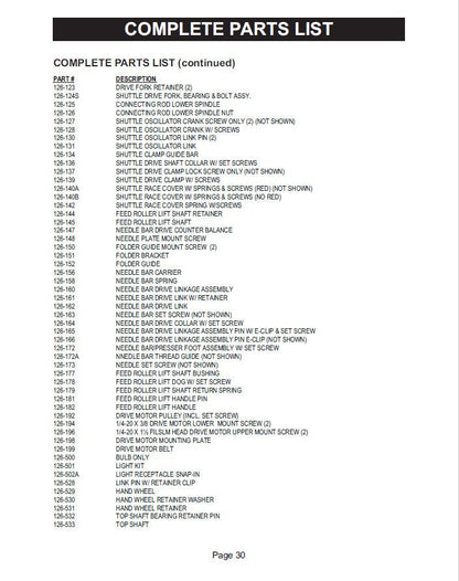 National 155 Double Pull Binding Brute Replacement Parts 6
