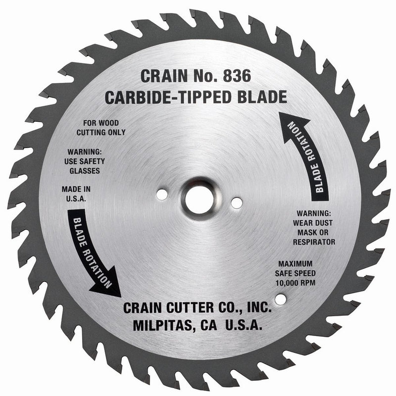Crain No. 836 Carbide-Tipped Blade