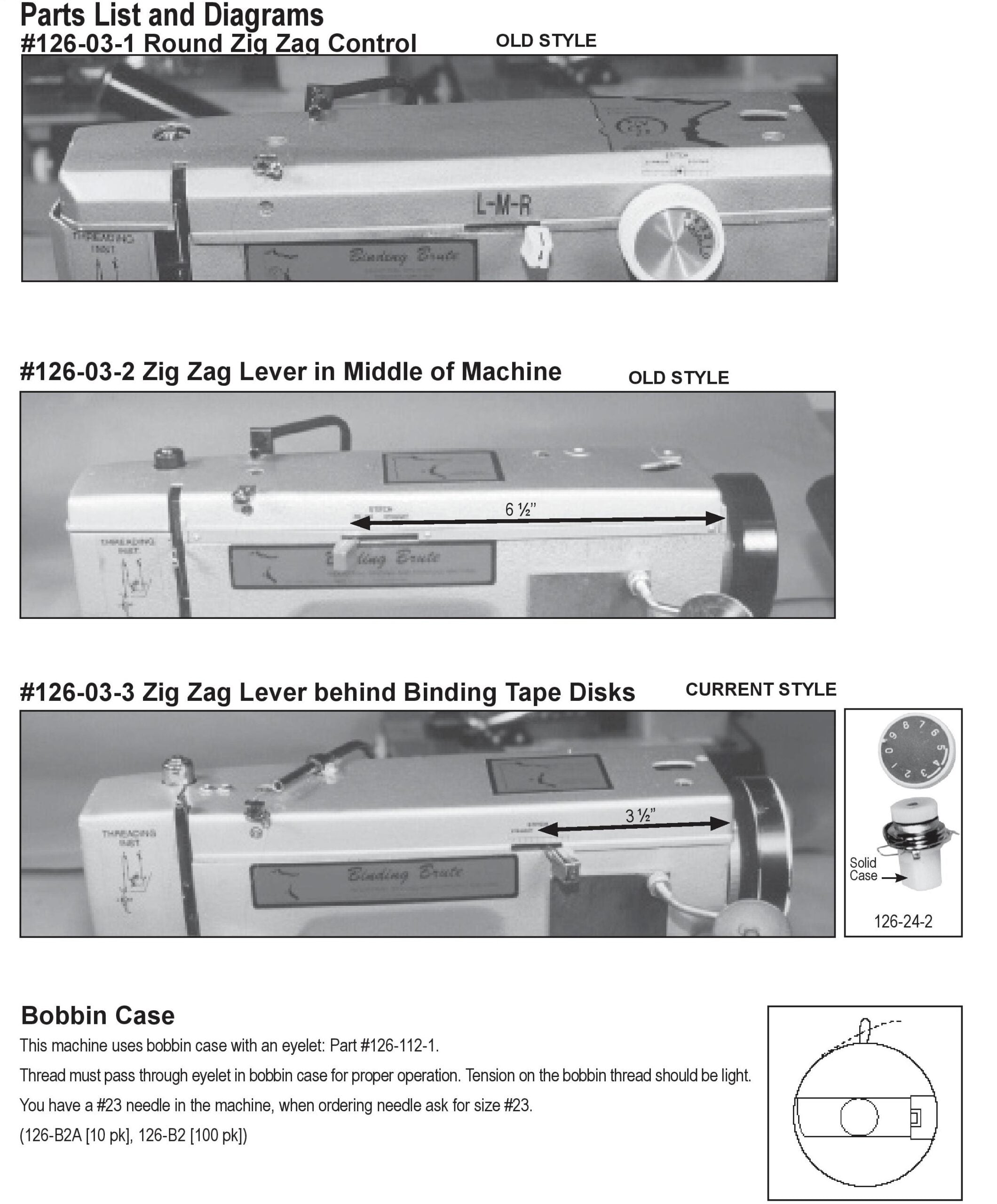 National 126 Single Pull Binding Brute Replacement Parts 3