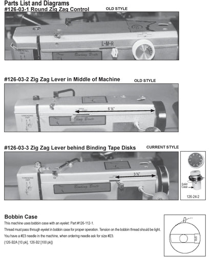 National 126 Single Pull Binding Brute Replacement Parts 3