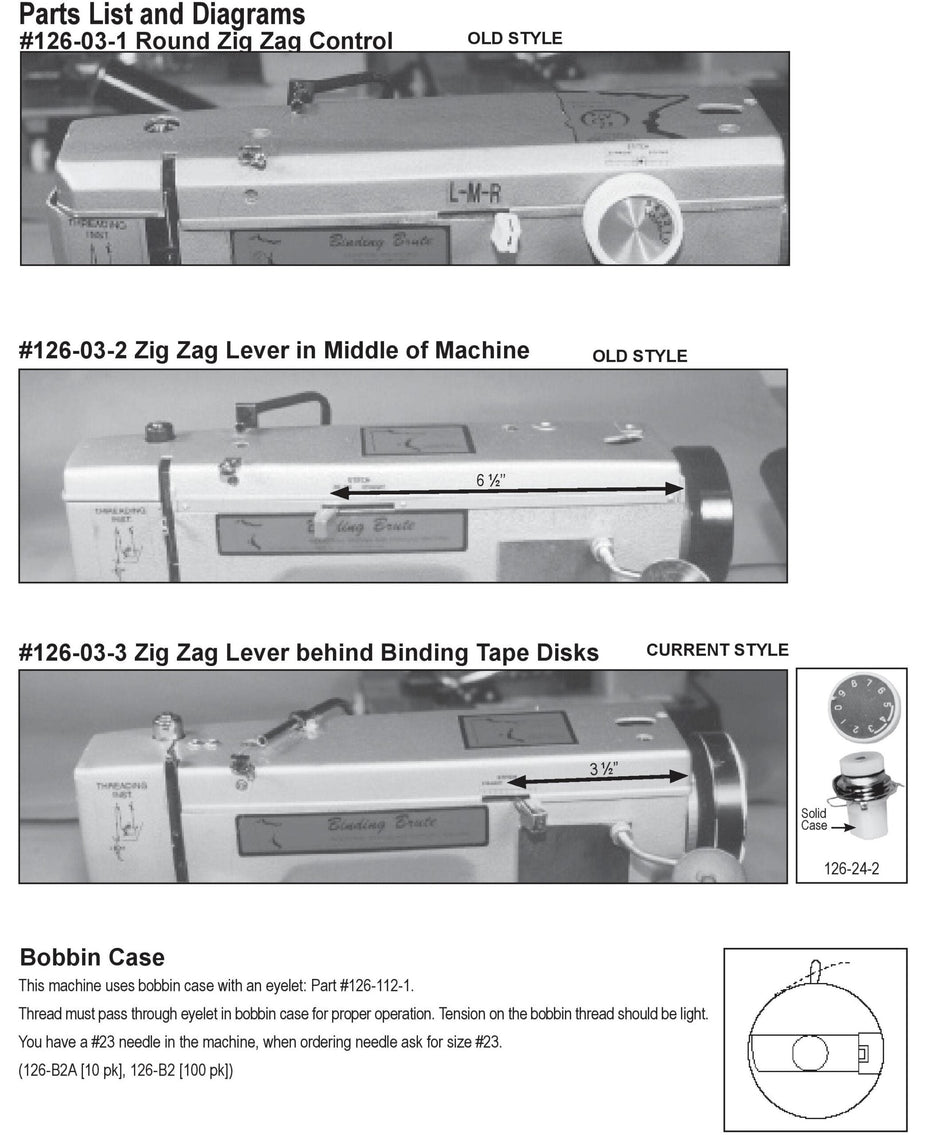 National 126 Single Pull Binding Brute Replacement Parts 3