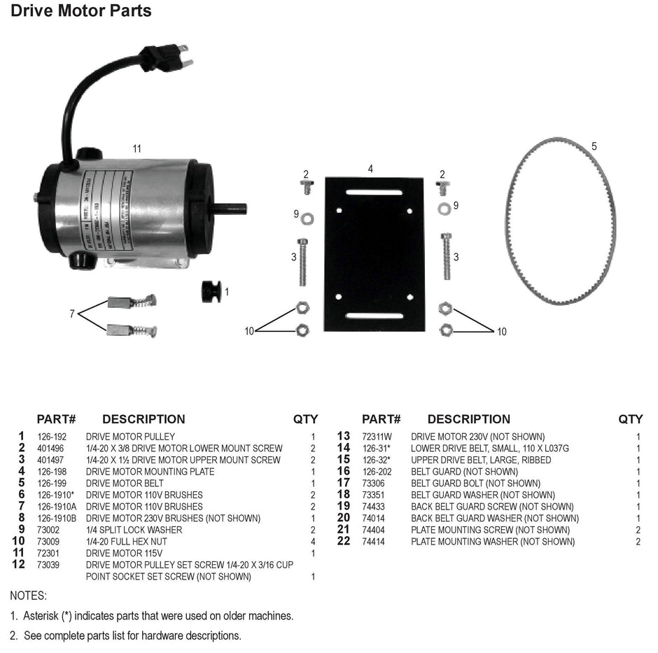 National 126 Single Pull Binding Brute Replacement Parts 