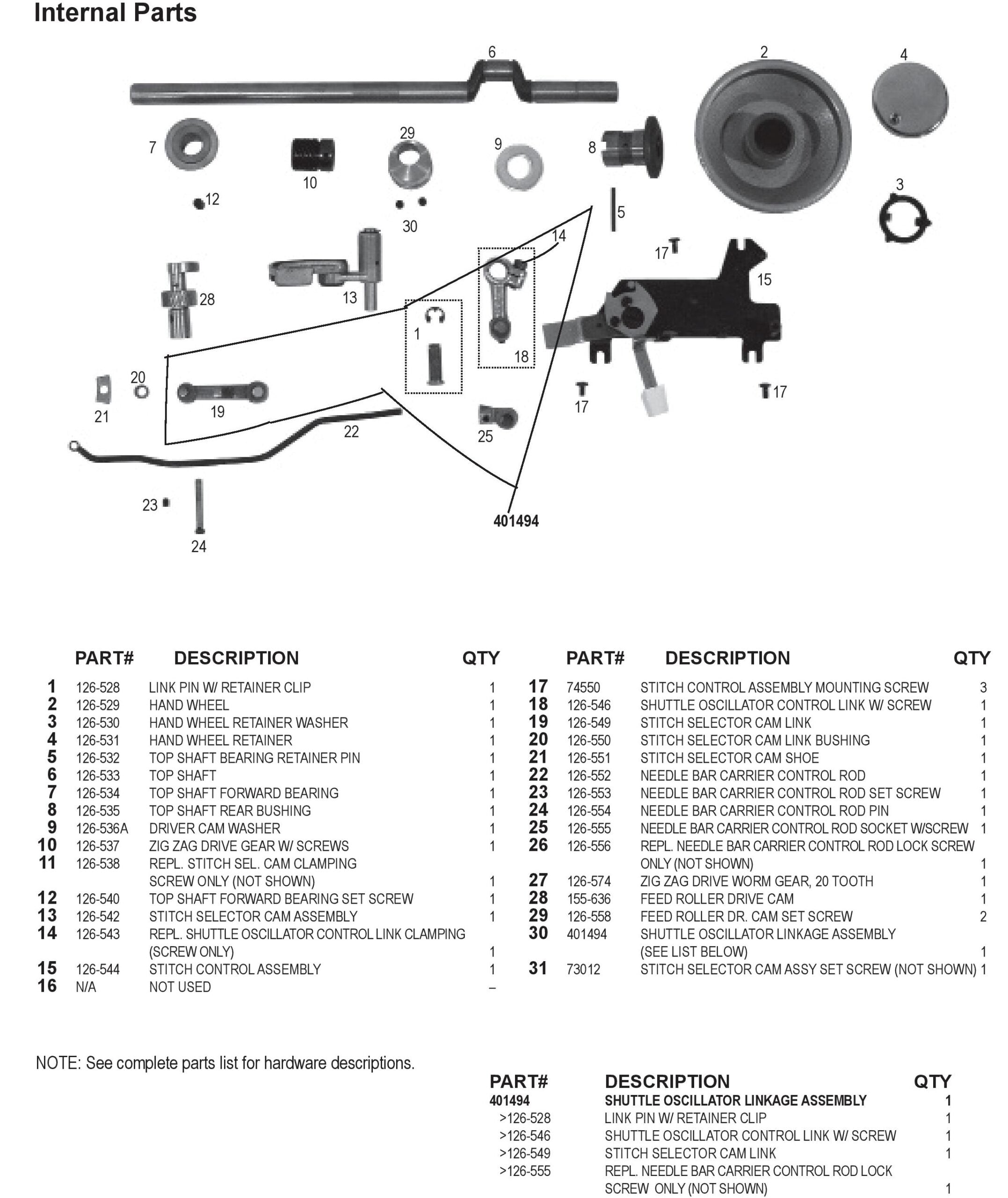 National 126 Single Pull Binding Brute Replacement Parts 10