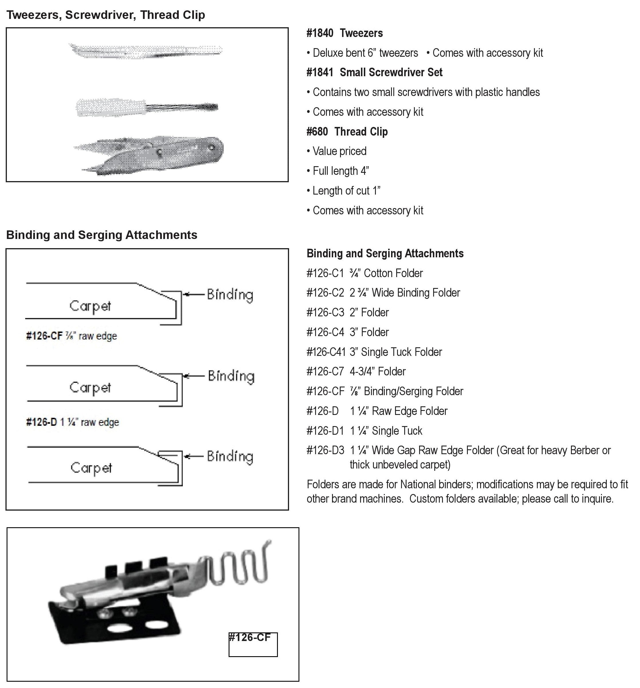National Equipment 126-DISC1 Disc, Binding Tape, 8.75