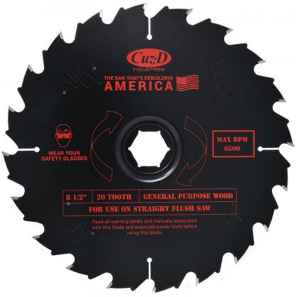 Cuz-D straight flush saw blade