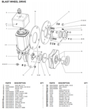 National 3395 Shot Blast Replacement Parts List