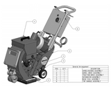 National Equipment  5200QL Ride-On Scraper Replacement Parts List