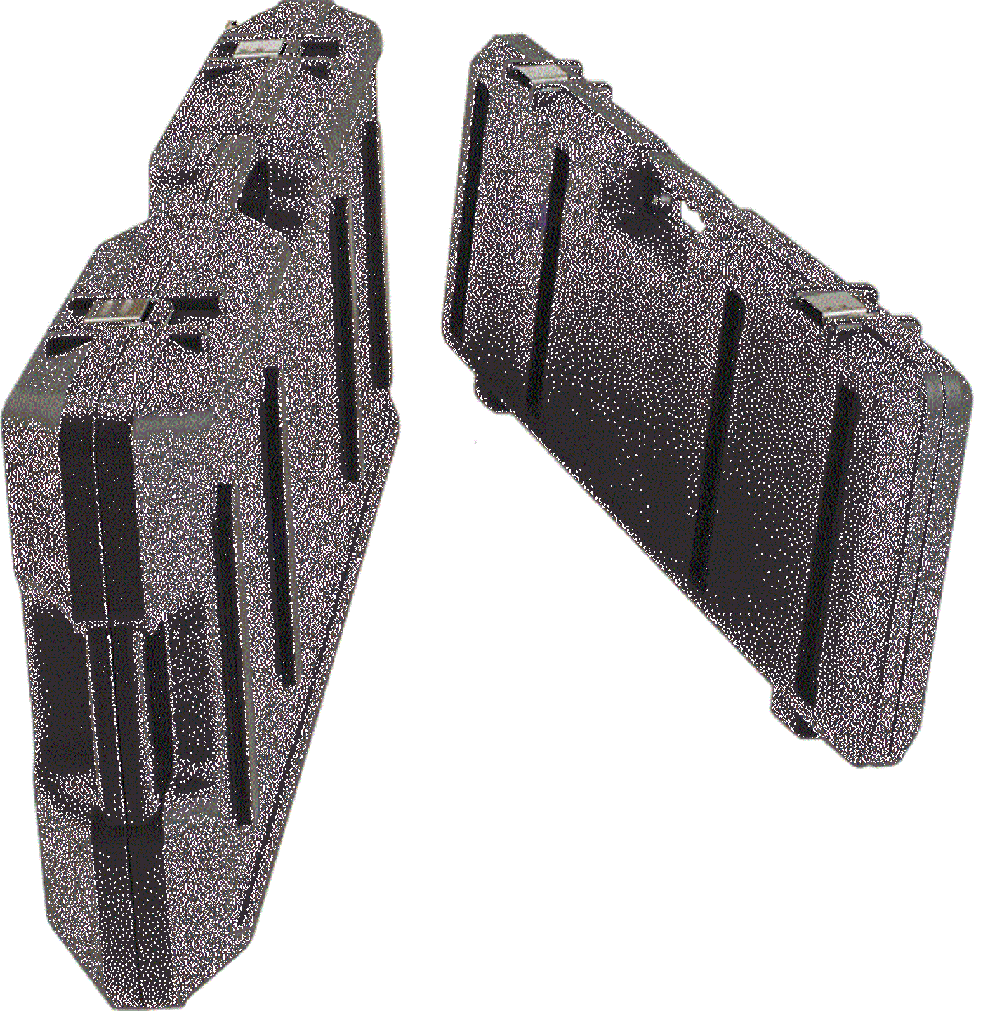 Crain 499E Empty Combo Power Stretcher Case Set with wheeled head case and hook-on tube case for efficient carpet tool storage