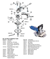 Crain 575 Multi-Undercut Saw Replacement Parts