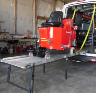 Heavy duty Ramp Leg Extensions to table