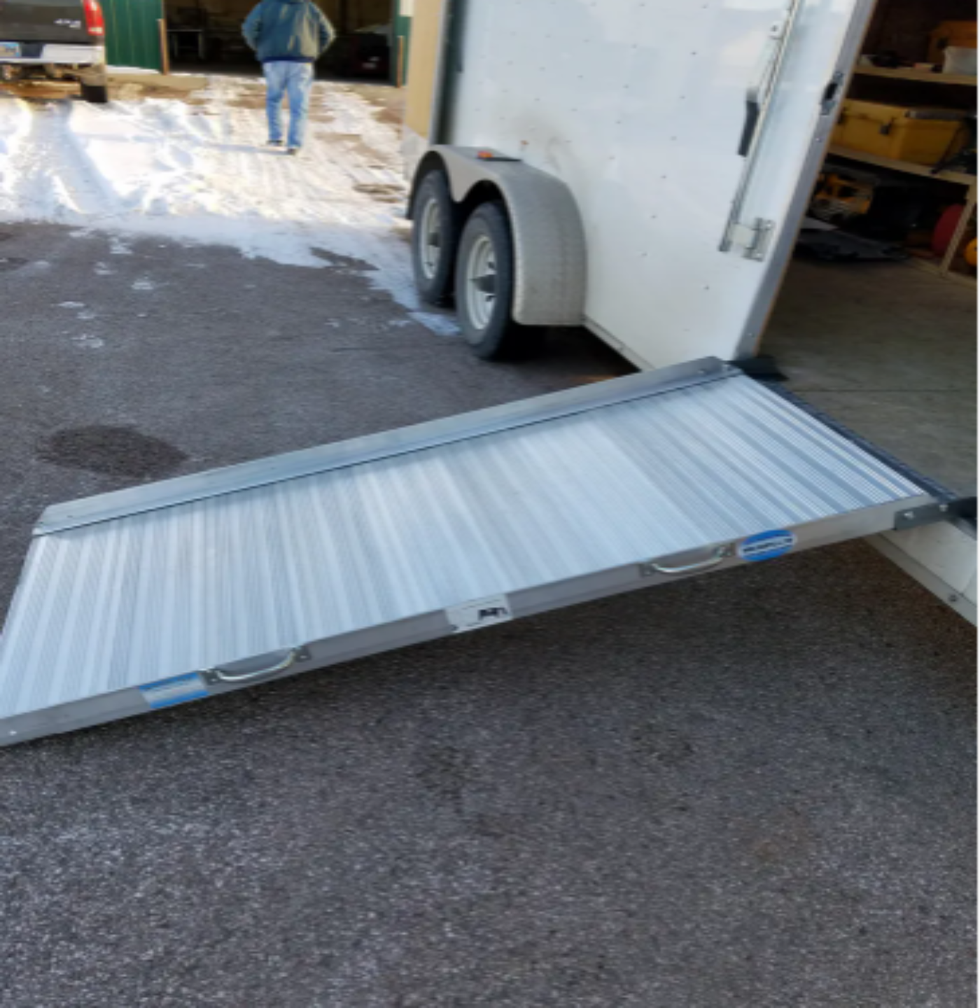 Heavy duty Handicap or equipment Deluxe Portable Ramp