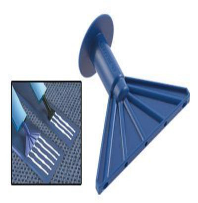 Boquilla de base cóncava desechable Crain 235 de 6"