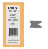 Crain 342 Selvage Trimmer Repl. Blades pack of 3 blades