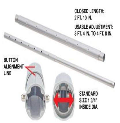 Crain 515 3' ALUM. STRETCHER TUBE