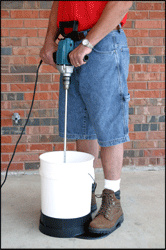 Gundlach 863 Mix Fix Bucket Holder IN ACTION