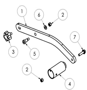 National Equipment Ride-On Machine Foot Peg replacement Parts