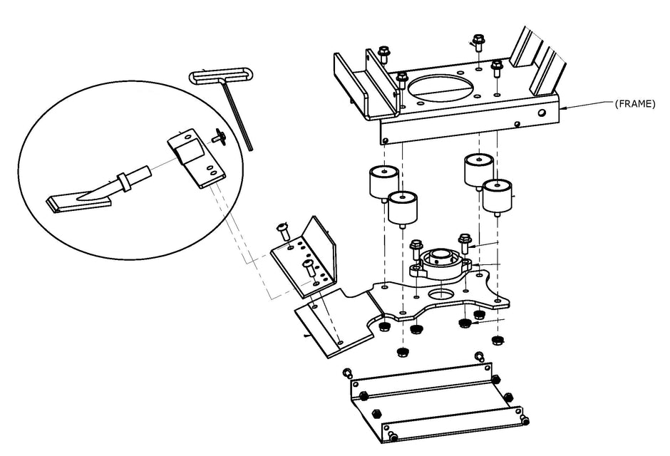 National 550 / 5280 Angle Shank Adaptor a-3