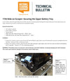 National Equipment 7700 High Speed All Day Battery Powered Ride On Tech bulletin