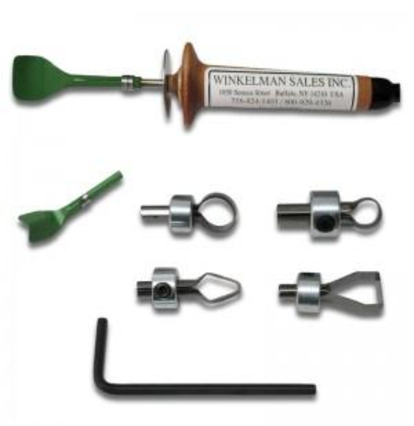 HOT CUTTER TOOL WITH LOCKING NUTS FOR THE BLADES